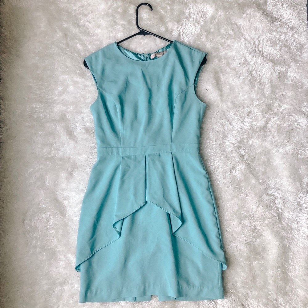 Forever 21 Blue Business Casual Shift Dress Size S